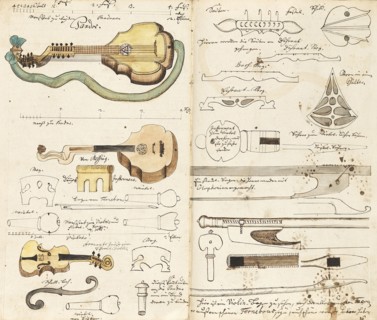 Music manuscript "From Miners Music", ca 1760. Creator: Anonymous.