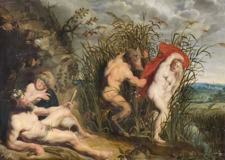 Pan and Syrinx. Creator: Jordaens, Jacob (1593-1678).
