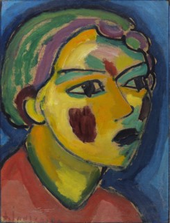 Poet (Mystical head), 1917. Creator: Javlensky, Alexei, von (1864-1941).