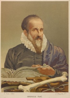 Portrait of Ambroise Paré, 1879. Creator: Planella y Rodríguez, Juan (1849-1910).