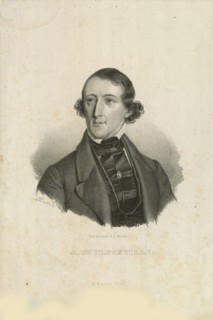 Portrait of August Bournonville (1805-1879), 1842. Creator: Baerentzen, Emilius Ditlev (1799-1868).