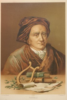 Portrait of Bernard le Bovier de Fontenelle (1657-1757), 1879. Creator: Gómez, Simón (1845-1880).
