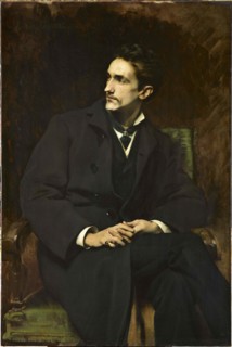 Portrait of Count Robert de Montesquiou, 1879. Creator: Doucet, Henri-Lucien (1856-1895).
