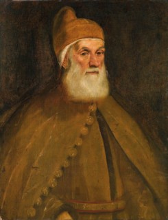 Portrait of Doge Girolamo Priuli, 1550. Creator: Tintoretto, Jacopo (1518-1594).