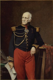Portrait of Jean-Charles Langlois (1789-1870), 1876. Creator: Krug, Édouard (1829-1901).
