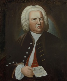Portrait of Johann Sebastian Bach, Mid of the 18th cen.. Creator: Haussmann, Elias Gottlob (1695-1774).