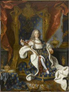 Portrait of Louis XV (1710-1774) king of France, at the age of 9, 1719. Creator: Ranc, Jean (1674-1735).