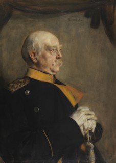 Portrait of Otto von Bismarck (1815-1898), 1894. Creator: Lenbach, Franz, von (1836-1904).