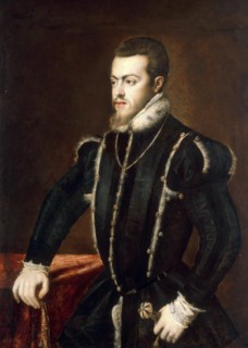 Portrait of Philip II (1527-1598), King of Spain and Portugal, ca 1553. Creator: Titian (1488-1576).