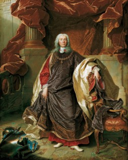 Portrait of Prince Joseph Wenzel I of Liechtenstein (1696-1772), 1740. Creator: Rigaud, Hyacinthe François Honoré (1659-1743).