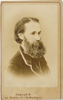 Portrait of the cellist Karl Yulievich Davidov (1838-1889), c. 1875. Creator: Levitsky, Sergei Lvovich (1819-1898).