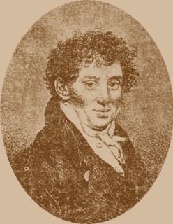 Portrait of the composer and guitarist Andrei Osipovich Sychra (1773-1850), 1817. Creator: Sokolov, Pyotr Fyodorovich (1791-1848).