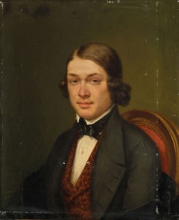 Portrait of the Composer Robert Schumann (1810-1856), 1842. Creator: Collière, Lucienne (1785-1847).