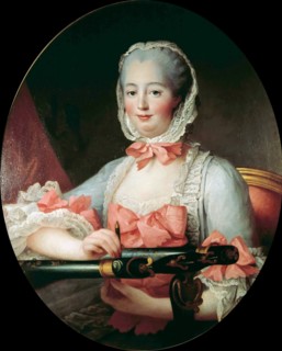 Portrait of the Marquise de Pompadour (1721-1764), c. 1763. Creator: Drouais, François-Hubert (1727-1775).