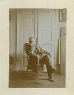 Portrait of Vilhelm Hammershøi (1864-1916). Creator: Anonymous.