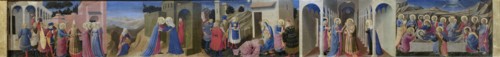 Predella of the Altarpiece The Annunciation, c. 1433-1434. Creator: Angelico, Fra Giovanni, da Fiesole (ca. 1400-1455).