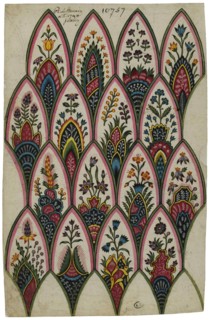 Projet de motifs d'indiennes, 1793. Creator: Lemeunnié, Louis-Philippe (1778-?).