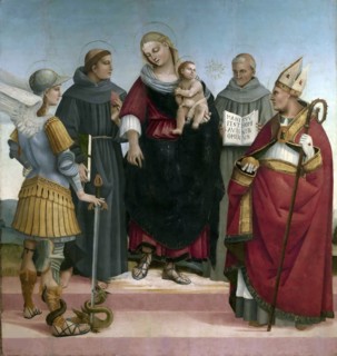Sacra conversazione, ca 1510-1515. Creator: Signorelli, Luca (ca 1441-1523).