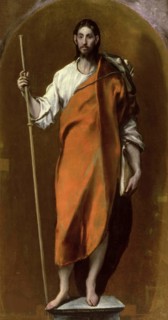 Saint James as a pilgrim, ca 1590. Creator: El Greco, Dominico (1541-1614).