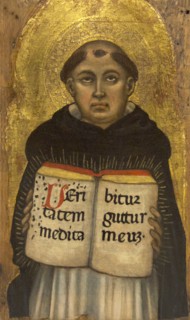Saint Thomas Aquinas, 1418. Creator: Taddeo di Bartolo (1362/63-1422).