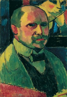 Self-Portrait, 1912. Creator: Javlensky, Alexei, von (1864-1941).