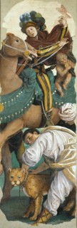 The Adoration of the Magi (Right panel), 1541-1542. Creator: Ferrari, Gaudenzio (ca 1477-1546).