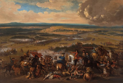 The Battle of Speyerbach on 15 November 1703, 1700s. Creator: Anonymous.