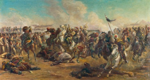 The Battle of the Pyramids. Creator: Philippoteaux, Paul Dominique (1846-1923).