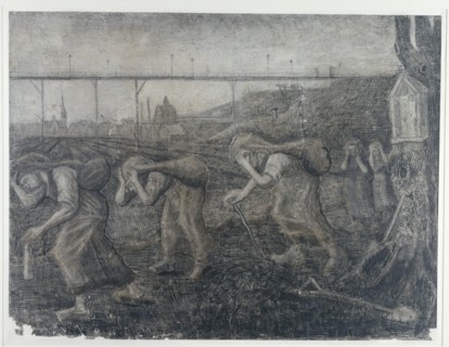 The bearers of the burden, 1881. Creator: Gogh, Vincent, van (1853-1890).
