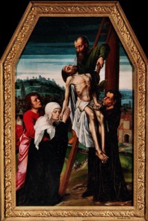 The Descent from the Cross, 1528. Creator: Benson, Ambrosius (1495-1550).
