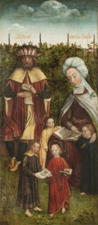 The Family of Saint Anne (Triptych, right panel), ca 1500-1510. Creator: Master of the Family of Saint Anne (active ca 1500-1510).
