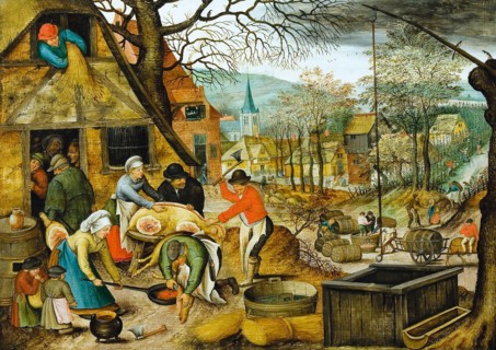 The Four Seasons: Autumn, Second half of the16th cen.. Creator: Brueghel, Pieter, the Younger (1564-1638).