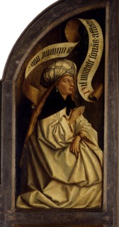 The Ghent Altarpiece. Adoration of the Mystic Lamb: Erythraean Sibyl, 1432. Creator: Eyck, Jan van (1390-1441).