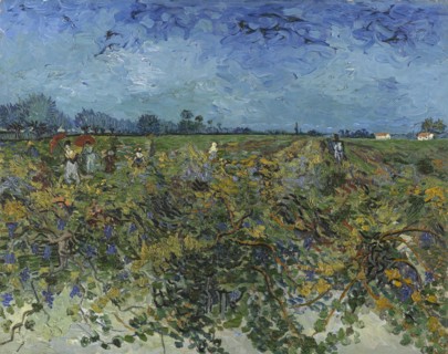 The Green Vineyard, 1888. Creator: Gogh, Vincent, van (1853-1890).