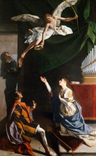 The Holy Martyrs Cecilia, Valerian and Tiburtius, 1606-1607. Creator: Gentileschi, Orazio (1563-1638).