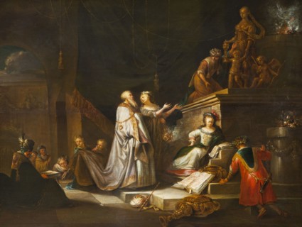 The Idolatry of King Solomon. Creator: Verdoel, Adriaen (c. 1620-1675).