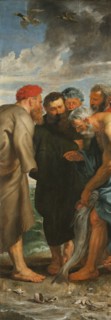 The Miraculous Draught of Fishes (Triptych, left panel), 1618-1619. Creator: Rubens, Pieter Paul (1577-1640).
