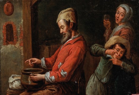 The Nitpicker, End of 17th cen.. Creator: Lubieniecki, Krzysztof (1659-1729).