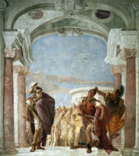 The Rage of Achilles, 1757. Creator: Tiepolo, Giambattista (1696-1770).