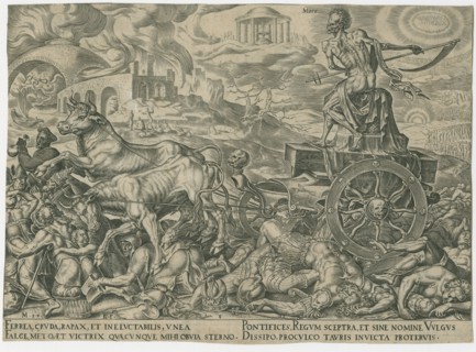 The Triumph of Death, c. 1565. Creator: Galle, Philipp (Philips) (1537-1612).