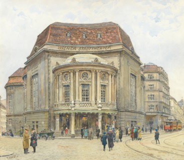 The Vienna Stadttheater, 1924. Creator: Graner, Ernst (1865-1943).