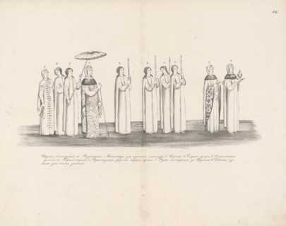Tsarina on the way to the Ascension Convent, 1661-1662. Creator: Meierberg (Meyerberg), Augustin, von (1612-1688).