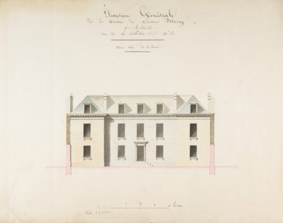Design for the Exterior Façade of the Country House of Monsieur Blaney, Belleville, 18th century. Creator: Anon.