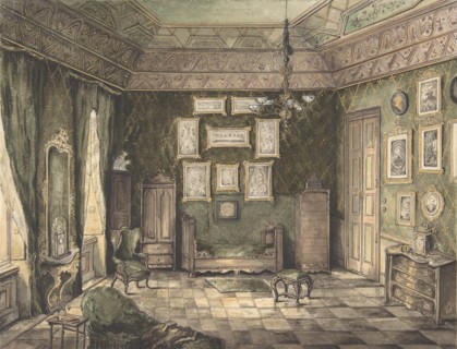 Design for Interior, 19th century. Creator: Anon.