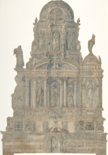 Project for a Monumental Tomb, 16th century. Creator: Anon.