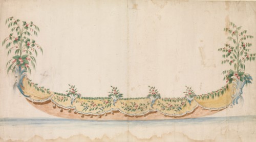 Design for a Gondola Decorated for a Festive Occassion, ca. 1750-1780 . Creator: Anon.