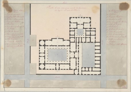 Plan of a Greek House, 1800-1900. Creator: Anon.