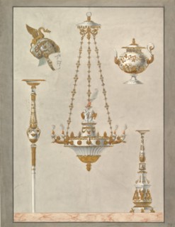 Designs for Metalwork, 19th century. Creator: Anon.