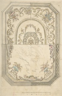 Au Choix Design for a Ceiling, n.d.. Creator: Anon.