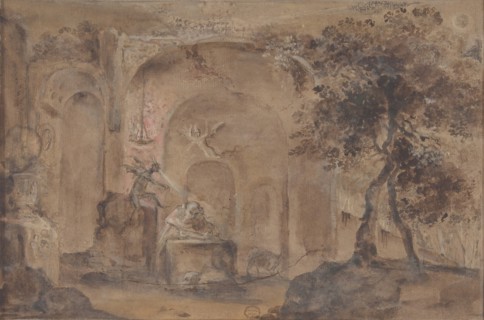 The Temptation of Saint Anthony, 17th century. Creator: Anon.